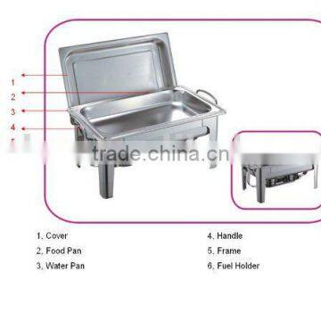 stainless steel warmer pans