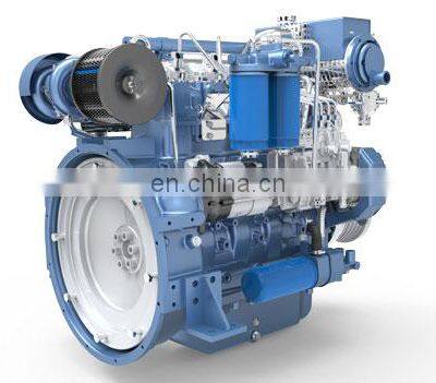 Auténtico motor diesel de 4 cilindros de Weichai de 88kw/120hp/1800rpm WP4C120-18 para embarcaciones photo-2