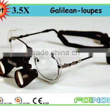 Galilean 3.5X medical magnifier headlight loupes