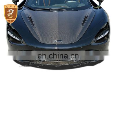 Dry carbon fiber car auto parts vent bonnet engine hood covers for mclaren 720s