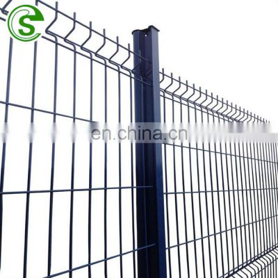 6ft Coated wire black 3d Fence panel wire mesh garden fence