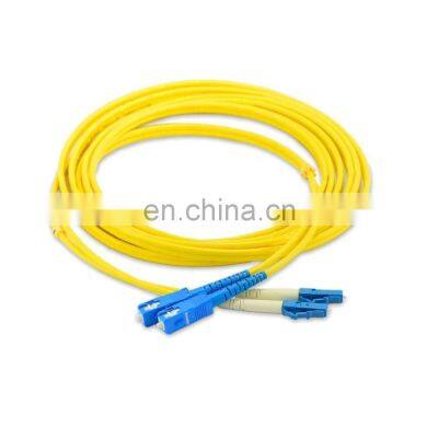 1meters SC LC Single mode G652D Fiber Optic Patch cord sc upc lc upc sm dx fiber optic patch cord 1m