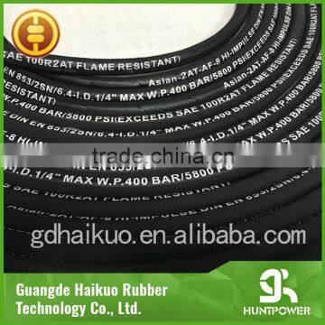 Eco-friendly china-made Two Textile Braids Rubber Hydraulic Hose SAE 100 R3