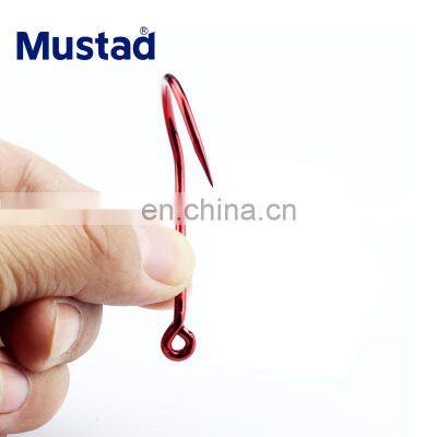 Mustad 92554 Eagle-billed Red Fish Barbed Hook High Carbon Steel jigging assist fishing hook