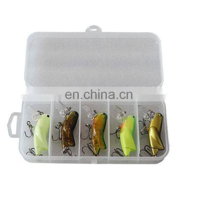 Mixed Colors Double Hooks  38mm 4g  likelifr grasshopper  insects floating fishing lure