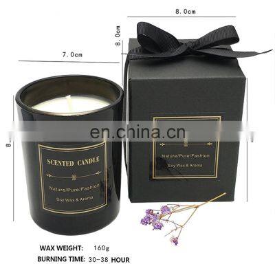 Private Label Wholesale Custom, Natural Scented Candle Aromatherapy Jar Soy Wax Candle/ photo-2