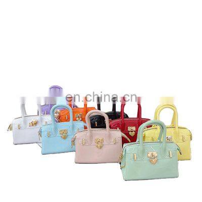 2021 summer new platinum bag fashion heart-shaped lock jelly bag small single shoulder diagonal trendy female