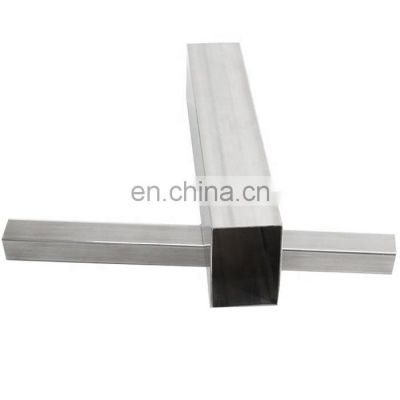 304 316 310S Stainless Steel Square Pipe Bright Polished Finish