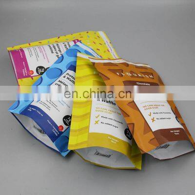 Custom Printed Matte Frosted Mylar Plastic Zip Lock Stand Up Pouch Salt Bag