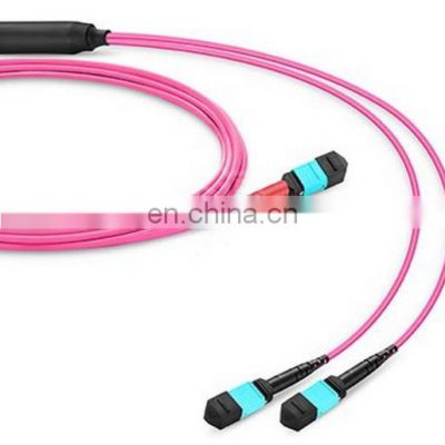 12 cores outdoor fiber 3m patch cord OM3 SC fiber optic pigtail, bundle patch cord 3 meter optic fiber patch cord