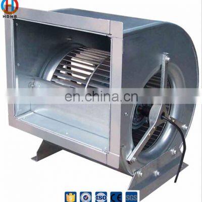 Ball Bearing Internal Rotor Motor Forward Curved Centrifugal Double Inlet Fan  For HVAC Units