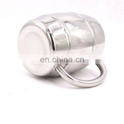 Оптовая партия стальных российских металлических пивных кружек из нержавеющей стали с индивидуальным логотипом, выгравированным на них, без проливов и с двойной стенкой photo-4