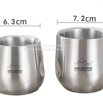 120-200ml Double Wall Stainless Steel Coffee Cup | Creative Mug | Lightweight Coffee Mug | Tea Cup | Coffee Lover | Tea Lover | Stainless Steel Tableware photo-5
