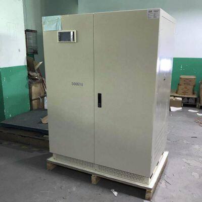 500kva 3 phase static voltage regulator 400v voltage stabilizer IGBT type for Hospital machine