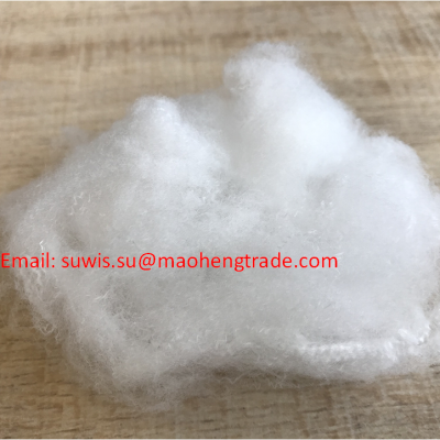 1.2d/1.4d *32/38/44/51/64mm White Virgin Polyester Staple Fiber Factory Cheap Price
