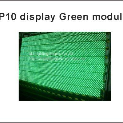 Outdoor Led P10 Display Module Digital Display Moving Sign Display Board LED Board Green Color photo-2
