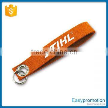 Custom polyester felt keychain/felt craft keychain wholesale
