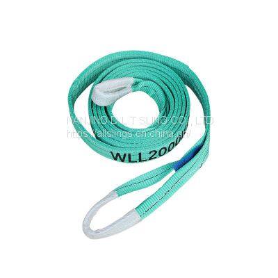 Polyester Flat Webbing Sling, WLL2T, Safety Factor 7:1, According To EN11492-1 Standard,CE,GS