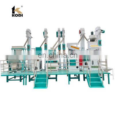 KODI MTP25T 1ton/h Cheap Price Automatic Combined Set Rice Mill Machine