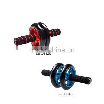 Fitness Exercise Wheel Double Use AB Wheel Roller Red Color photo-4