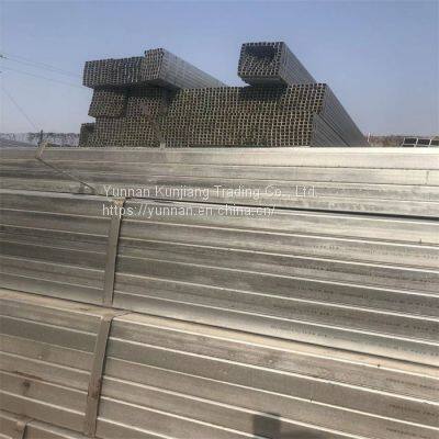 Yunnan Q235 Square Tube Wholesale Hot Dip Galvanized Square Tube 40 * 80 * 3 Square Tube Kunming Sales Square Tube photo-3