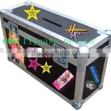 2012 new design Germanstyle Aluminum instrument case with logo print and sponge inside