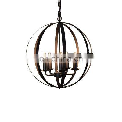 Industrial Pendant Lighting Fixture Flexible Chandelier Hanging Rustic 5 Light Flush Mount Ceiling Pendant Lamp