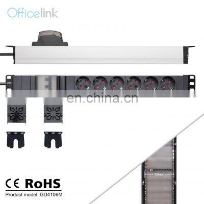 PDU socket with Air switch Schuko outlets