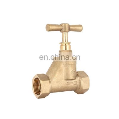 LIRLEE UK Type England Water Control Valve K55 K54 Hose Tap Forged Brass Stop Cocks with T Handle