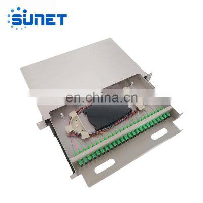 Hot Sale FTTH 12-24 Core Sc/FC/St/LC Rack Mount Splicing Fiber Optic Patch Panel/Termination Box/ODF photo-4