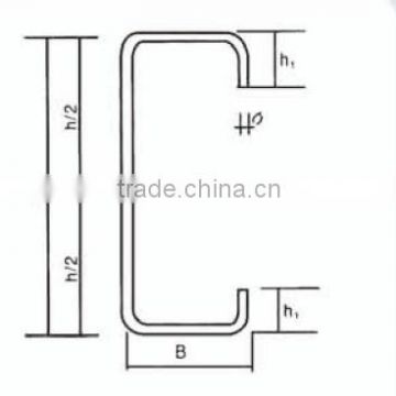 Best selling ASTM all variety style Channel Galvanized Painted C Purlins