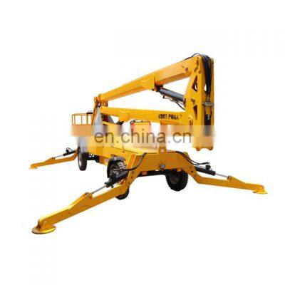Aerial Work Platform Hydraulic Articulated Trailer Type Picker Can Tow Arm Lift photo-2