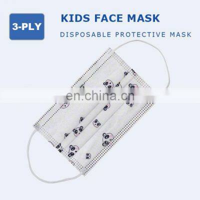 Hot Sales 3 Ply Children Protective face Mask pink