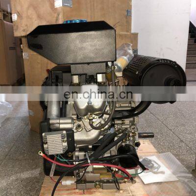 V Type Twin Cylinder Air Cooled 18hp R2V88 Diesel Engine New Product Machine Engines for Seal photo-2