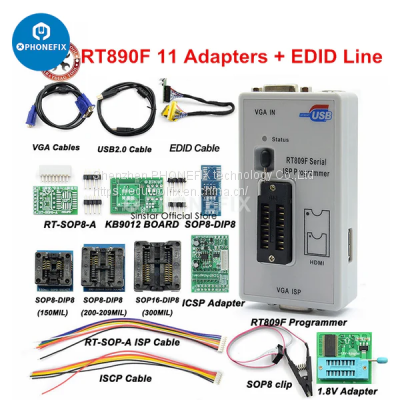 RT809F ISP Programmer LCD VGA ICSP BIOS Read Write Tool