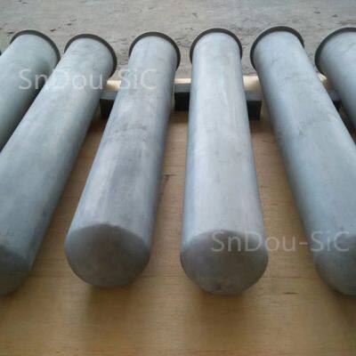 advanced NSiC radiant tubes, NSiC heating protective tubes, nitride bonded silicon carbide ceramic tubes,