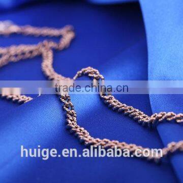 2015 China Supplier Gold Jewellery Long Fashion Chain & Coffee Gold Plated Link Chain photo-5