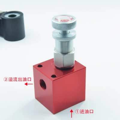 RV08 Hydraulic Manual Adjustable Pressure Safety Valve V2068 Threaded Insert Type Overflow Valve Pressure Relief Valve YF08