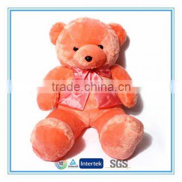 Big size toy teddy bear with ribbon