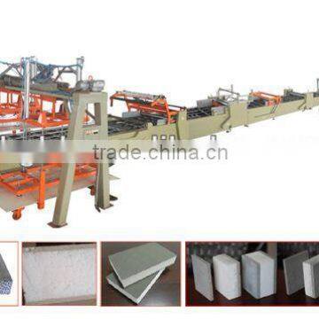 Construction using magnesium oxide building board machinery line