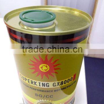 5L printed non spill round tin can / aerosol tin can 5 liter / tin can lids manufacturer China