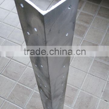 cold fromed mild steel angle iron with perforated holes