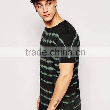Haohoo Longline T-Shirt With Side Zips In Tie Dye