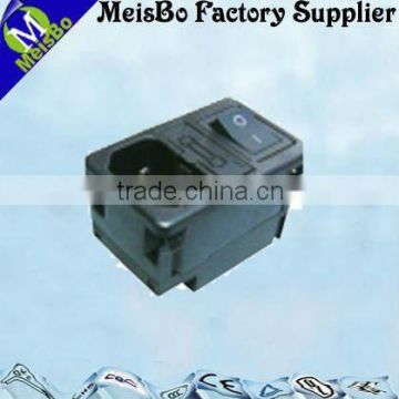 Male electrical wall switch and socket CE approved