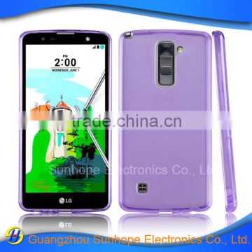 Transparent cell phone case for LG Stylus 2 Plus K530 K535 tpu skin