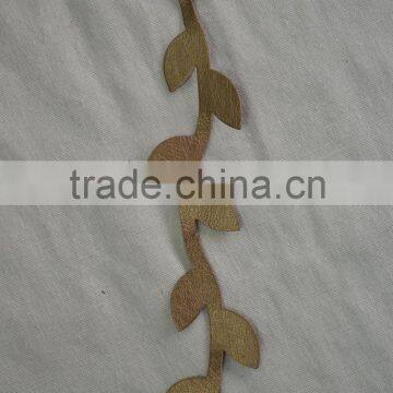 Wholesale Leaf Branch Leather Bracelet photo-2