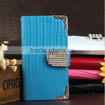Luxury Diamond Leather Case for iPhone 4 4s ,for iPhone 4 Leather Case
