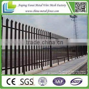 Providing strength and rigidity round pointed tops PALISADE FENCING for sale