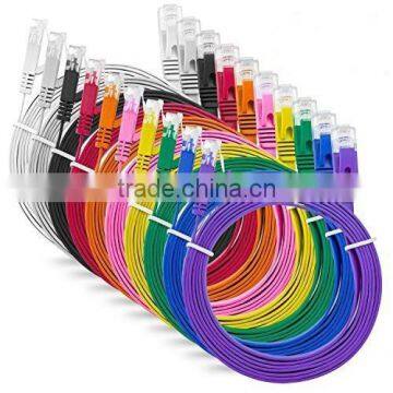 Flat Ultra Flexiable UTP Cable Cat6a with Good Price