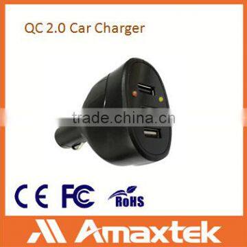 Amaxtek New Triple USB QC 2.0 Car Charger